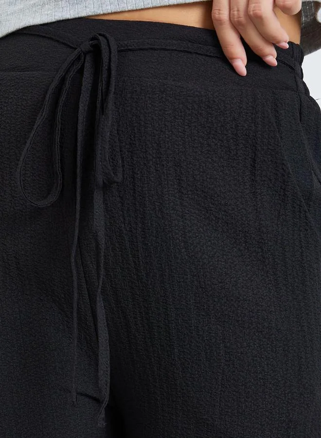 Take Two Women Black Wide Leg Trousers